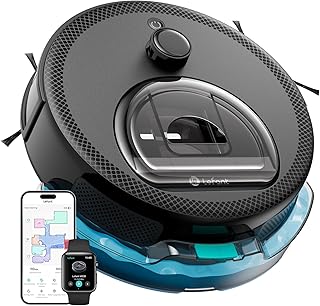Opiniones sobre LEFANT M330 Pro Robot Aspirador y Fregasuelos con Mapeo 3 en 1, 5000Pa de Succión, 150 min, Evitación de Obstáculos PSD 190°, Navegación dToF, Zonas Virtuales, 2,4GHz y 5GHz WiFi/Alexa/App, Negro