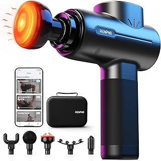 Opiniones Pistola de Masaje RENPHO con Calor y Bluetooth