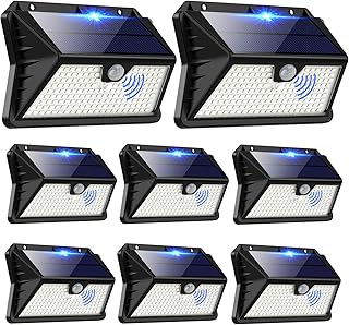 Opiniones sobre OUILA Solar Lights Outdoor LED 8 Packs