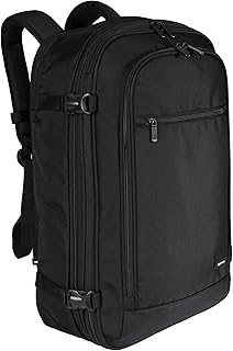 Mochila de viaje 40L Amazon Basics: análisis de capacidad y organización
