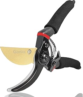 Gonicc GPPS-1003: tijeras de podar profesionales con recubrimiento de titanio