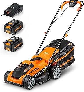 Opiniones sobre LawnMaster CLMF2434G Battery Powered Lawn Mower