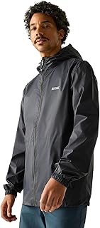 Opiniones sobre Regatta Hombre Chaqueta Impermeable Pack It, Black