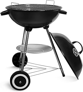 Barbacoa portátil SunJas: análisis de la parrilla con ruedas para jardín